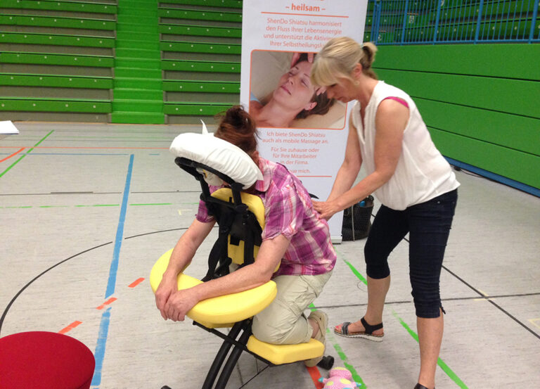 shiatsu massage Meridiane